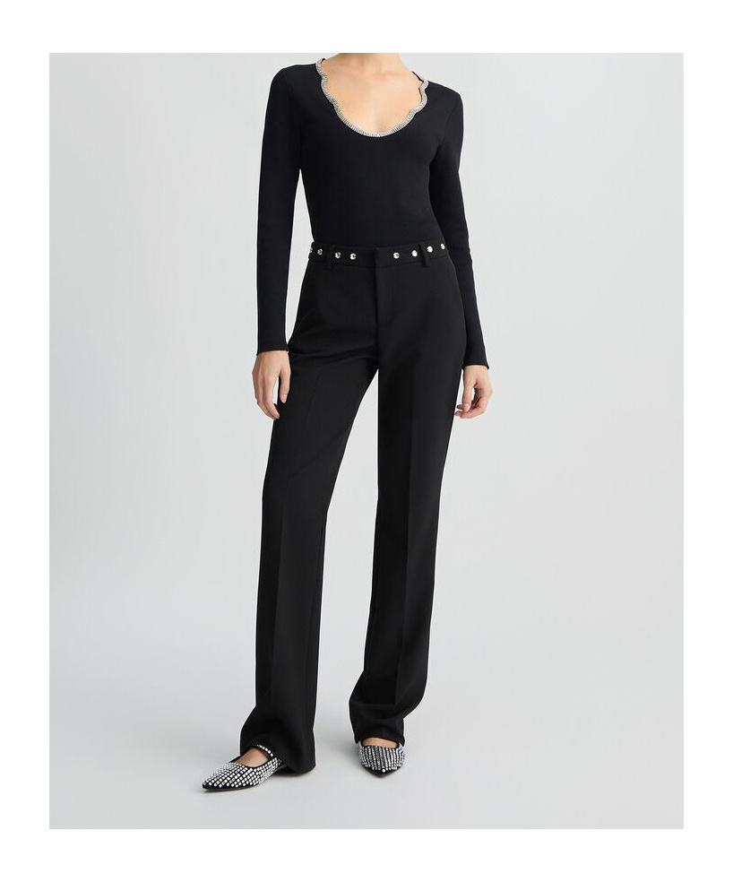 Liu •jo Liu Jo Embellished Jumper In Black
