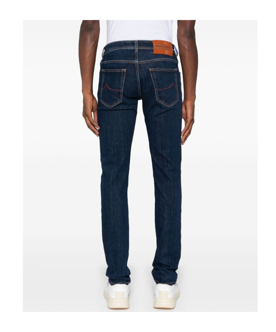 JACOB COHEN BELT-LOOP JEANS