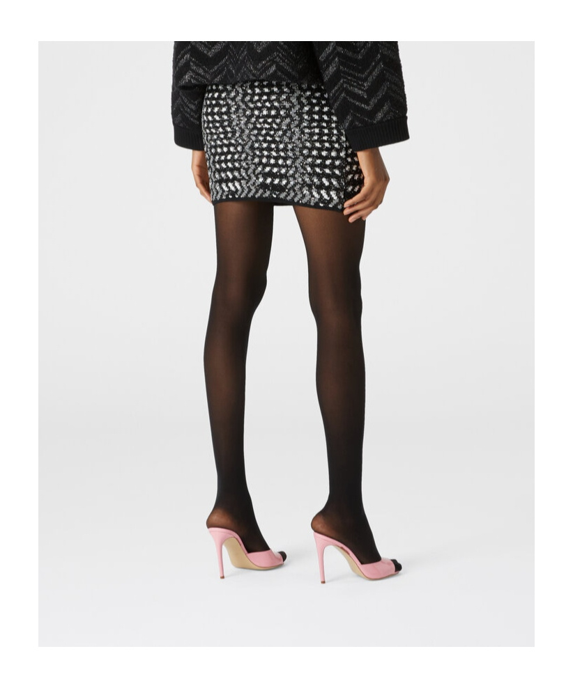 MISSONI ZIGZAG LAMÉ SLUB MINI SKIRT