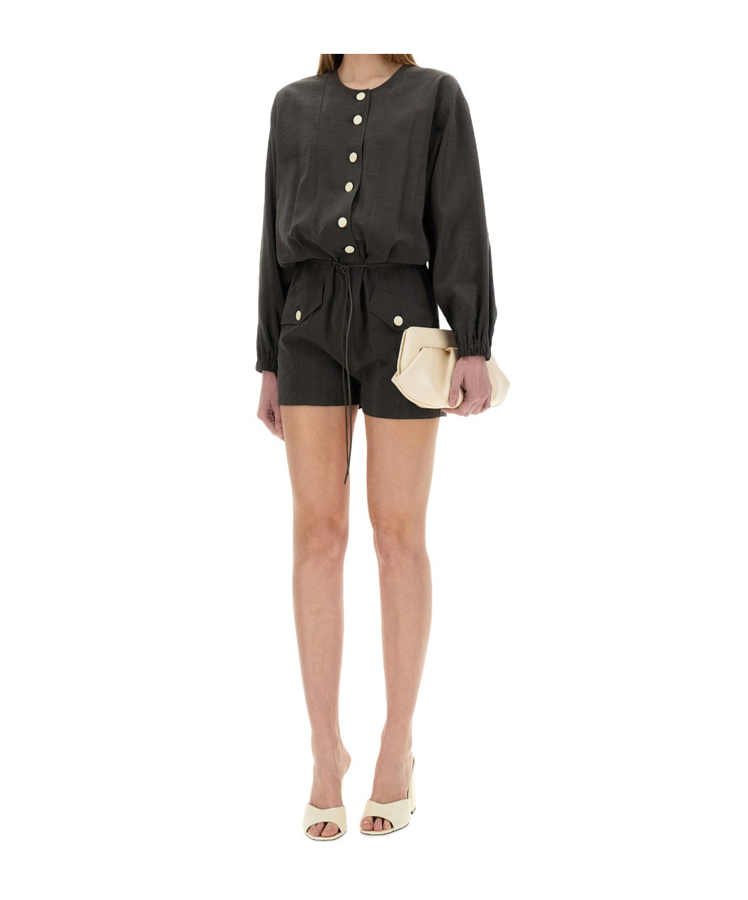 ALYSI LONG-SLEEVED JUMPSUIT