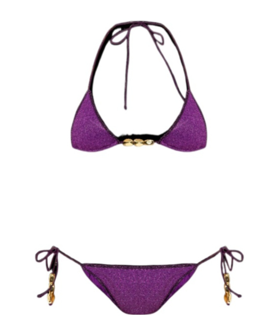Oseree Glitter-detailing Bikini