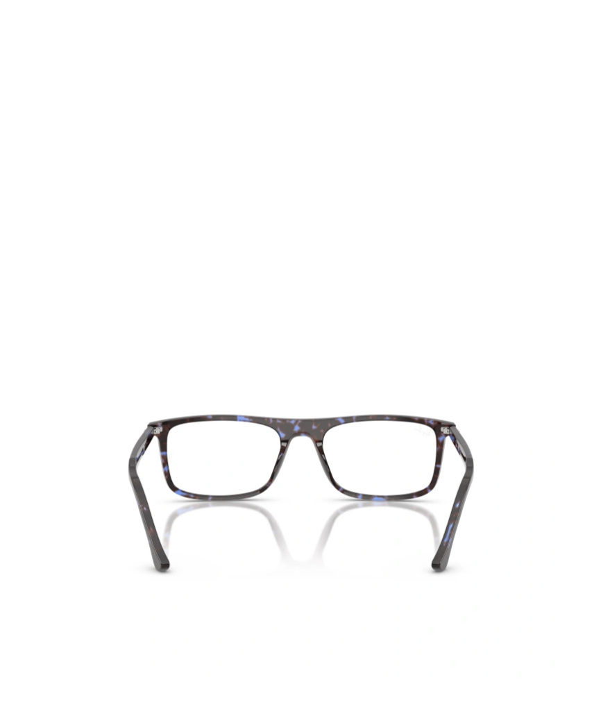 Ray Ban Geometric Frame Plain Mirror In Black