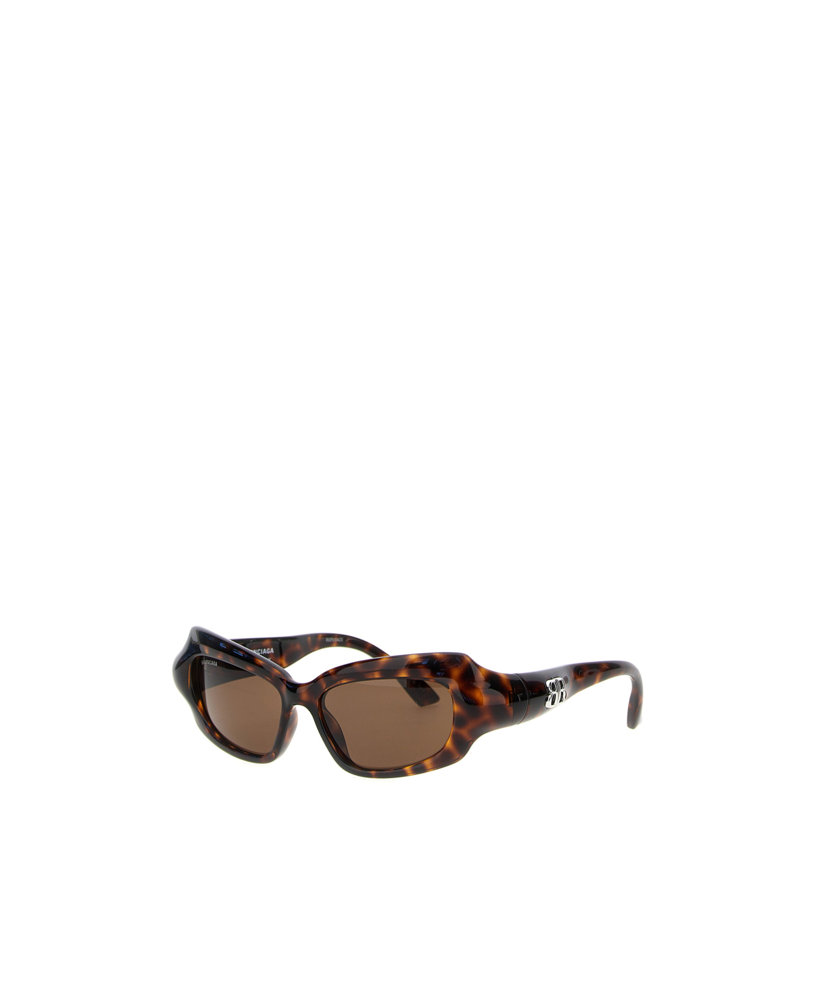 Balenciaga Eyewear Palazzo Rectangle Sunglasses In Brown