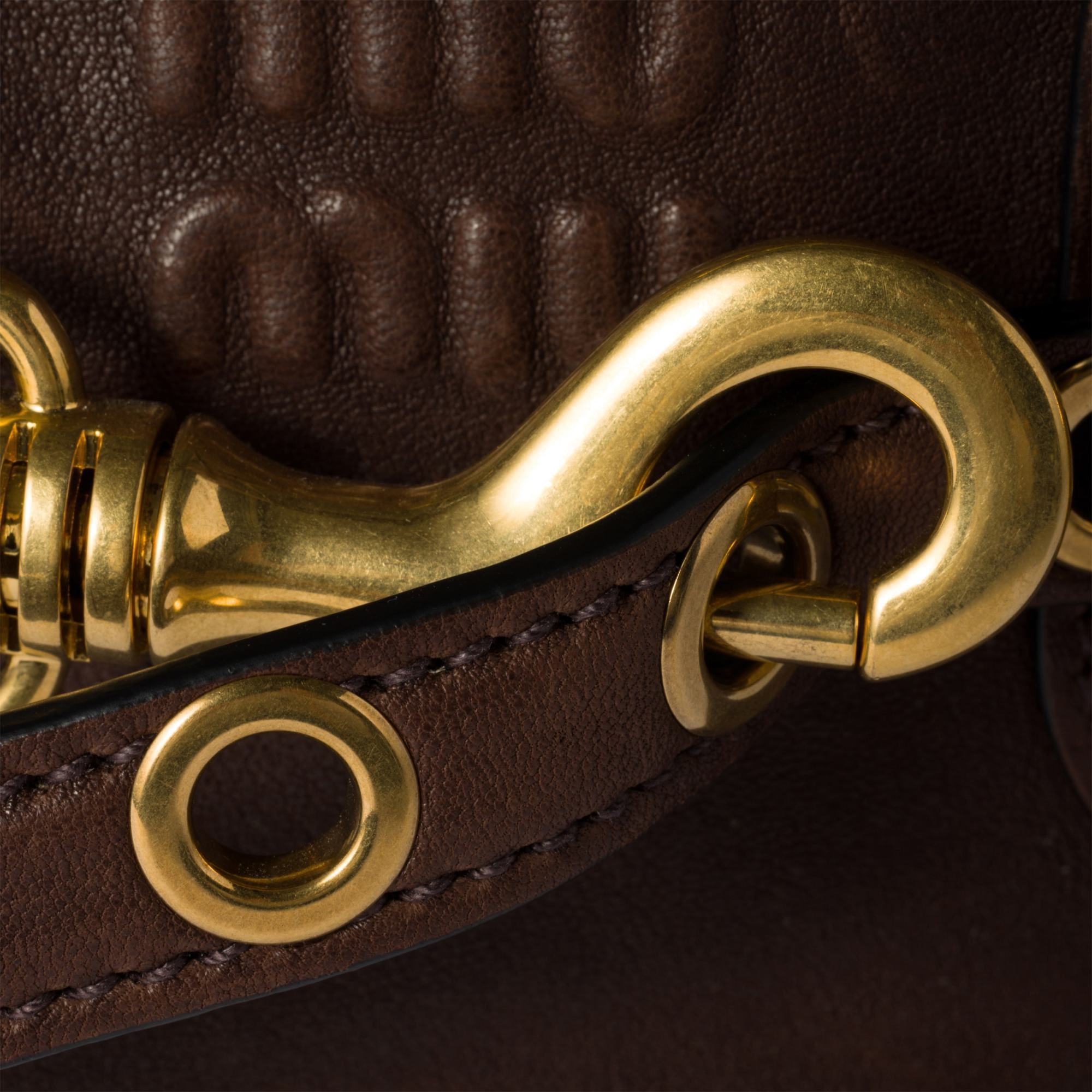 Miu Miu Aventure Mini Crossbody Bag In Brown