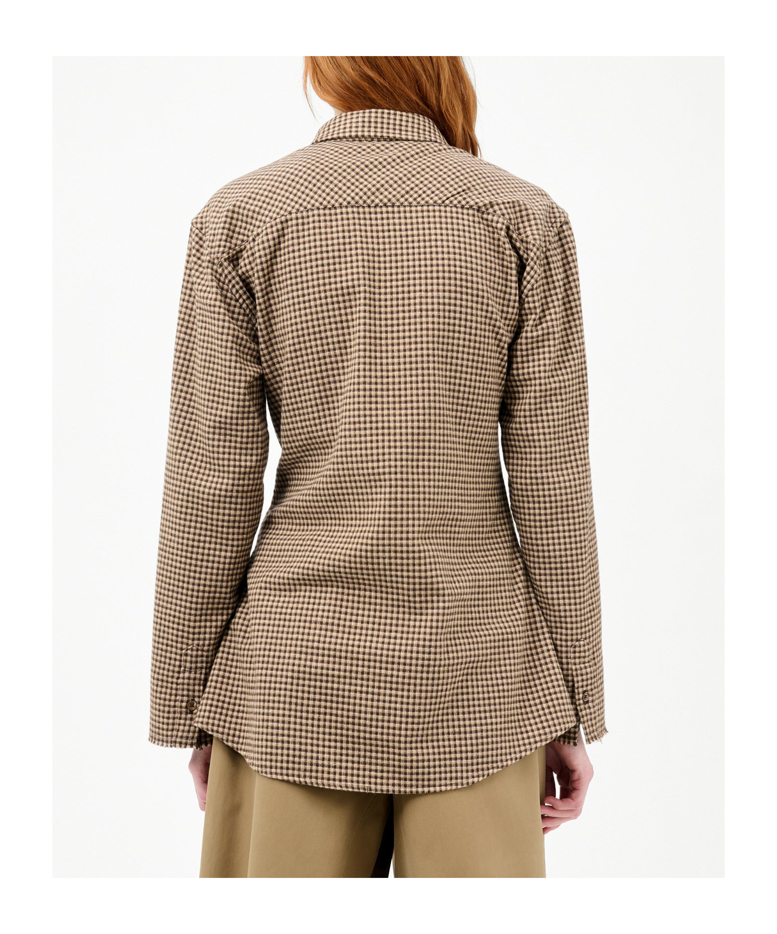 Our Legacy Daisy Checked Shirt In Brown
