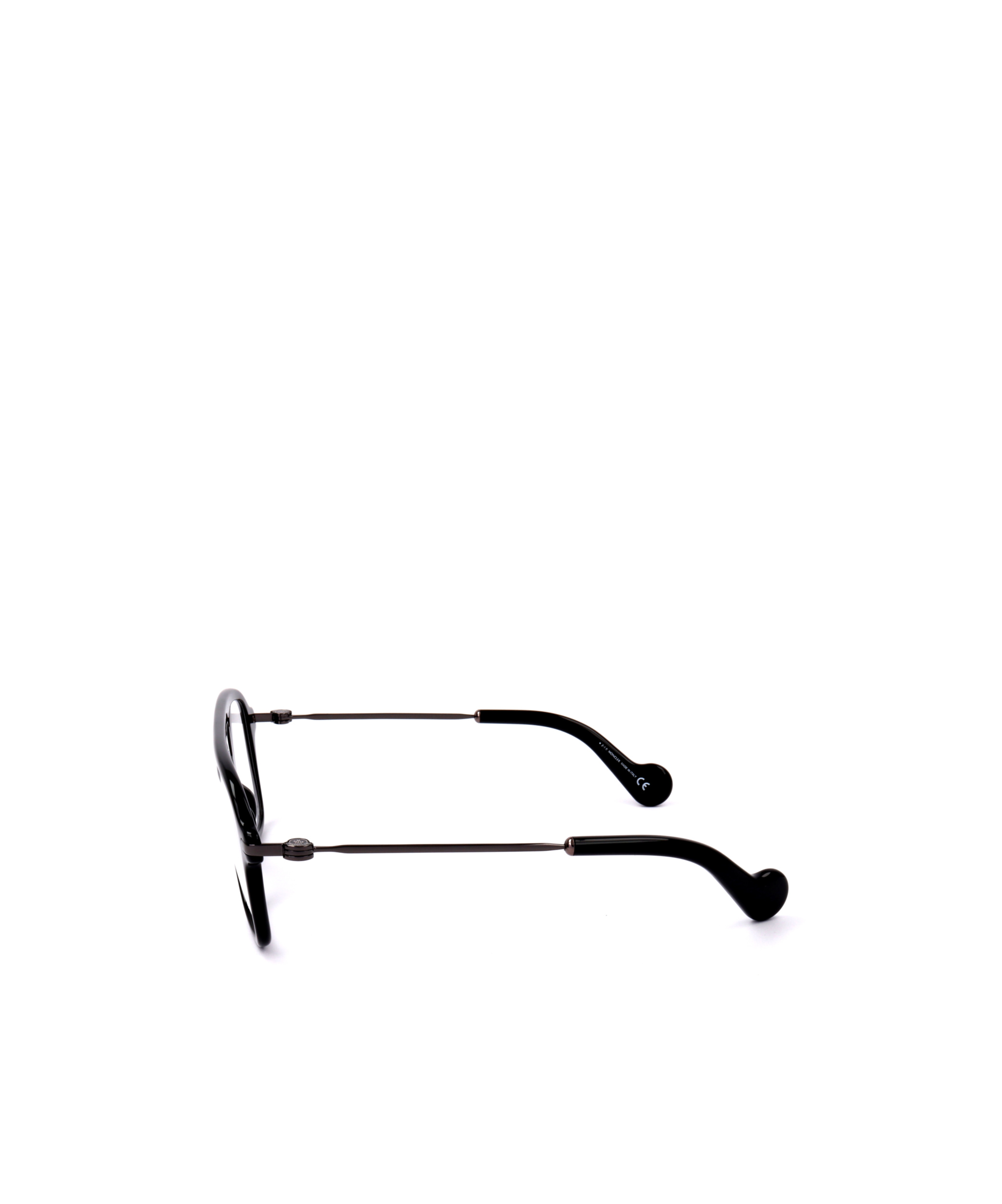 Moncler Pilot-frame Open-bridge Glasses In Black