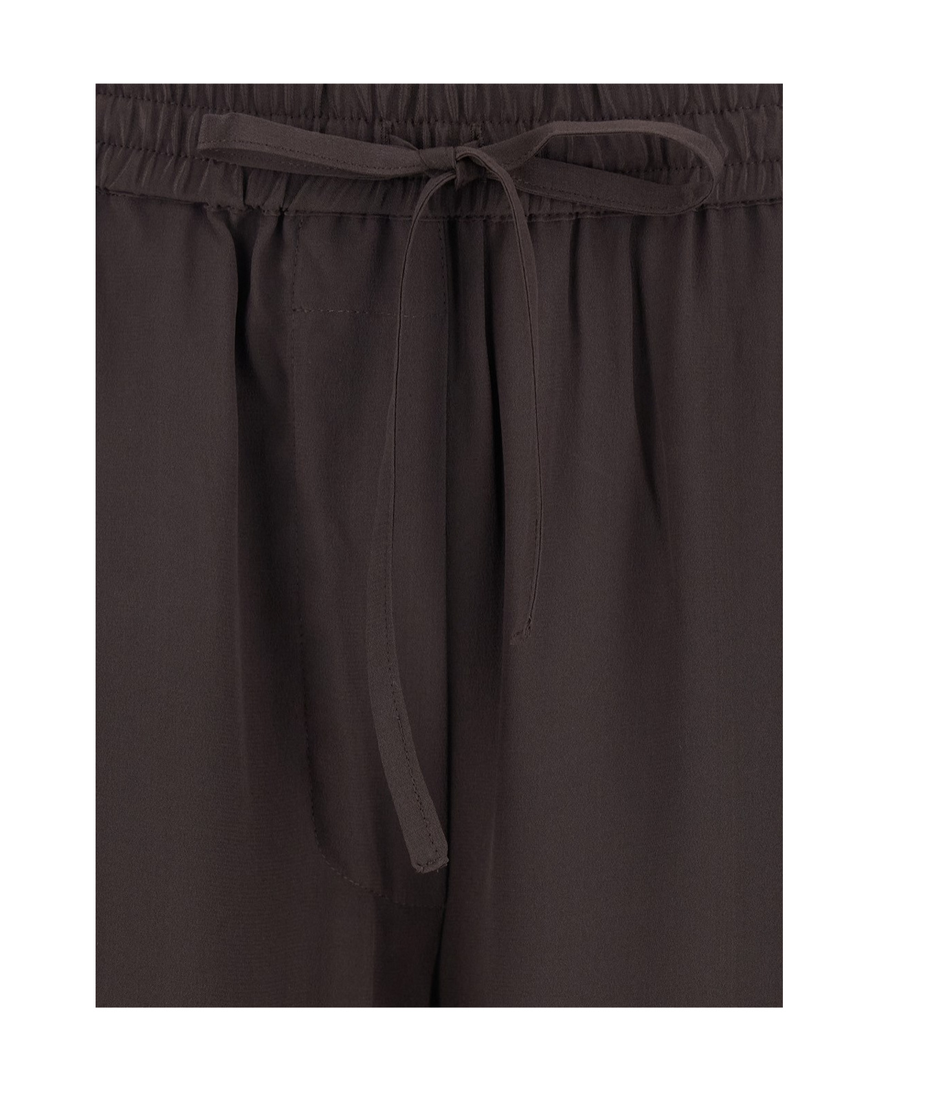 P.a.r.o.s.h . Drawstring Wide-leg Pants In Black