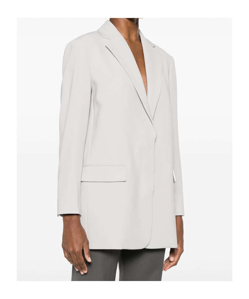 Theory Relax Blazer In Admiral Crepe In White
