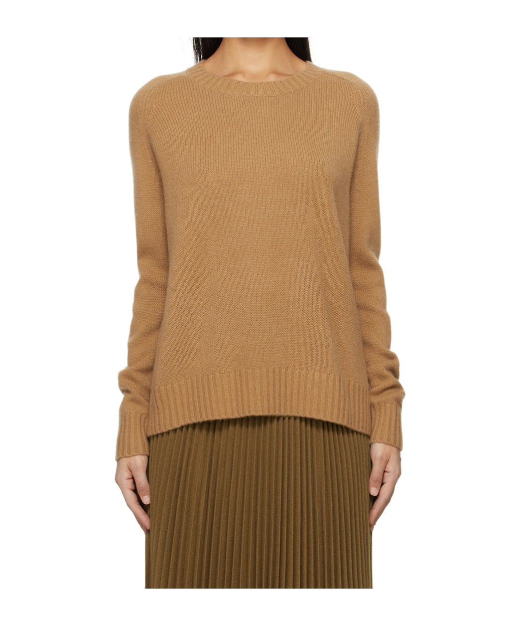 Joseph Open Sweater In Brown