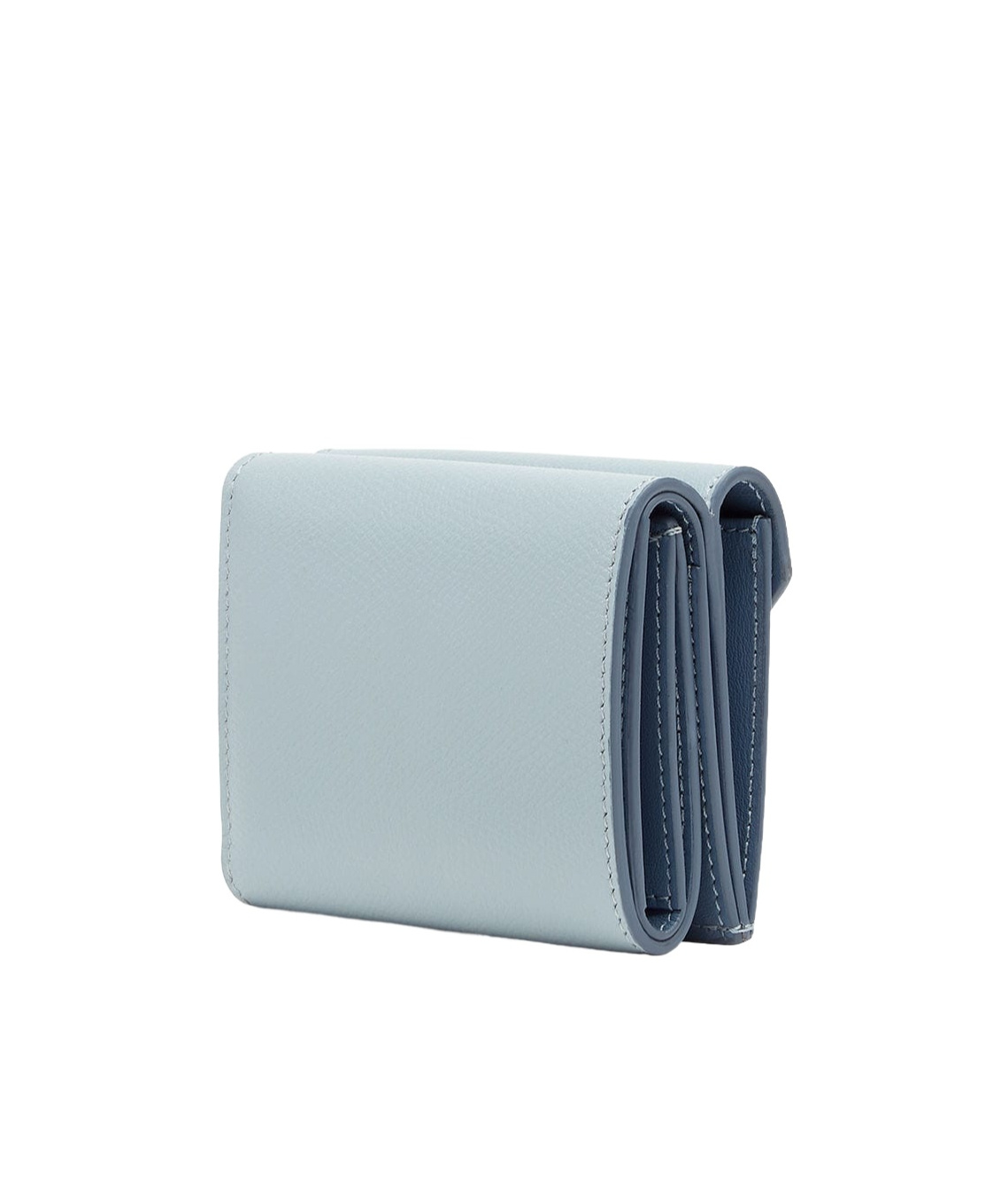 Fendi Ff Diamonds Wallet In Light Blue