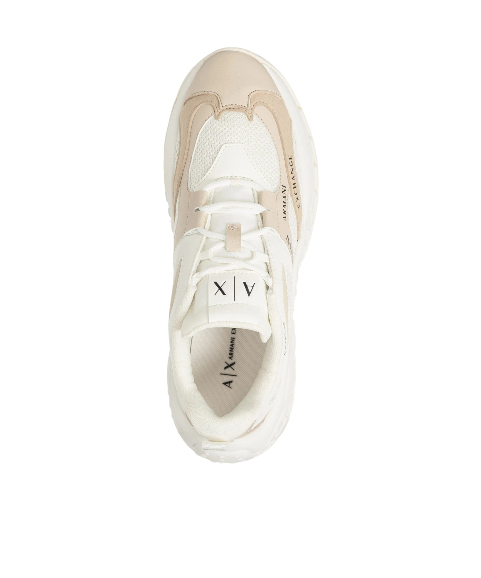 ARMANI EXCHANGE LOGO-PRINT SNEAKERS