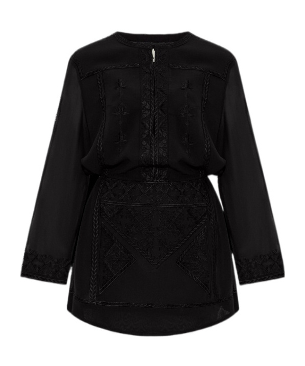 ISABEL MARANT ISABEL MARANT OARIA LONG-SLEEVED MINI DRESS 