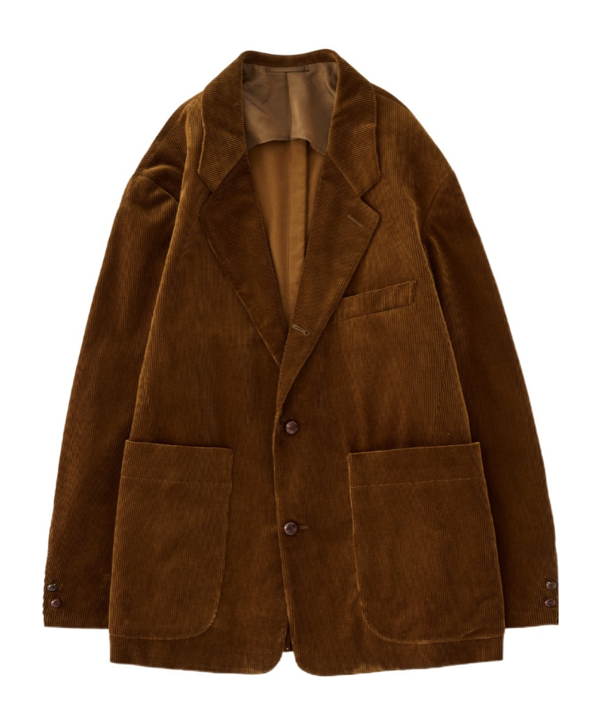 Studio Nicholson X Beams Plus Long-sleeved Jacket In Brown