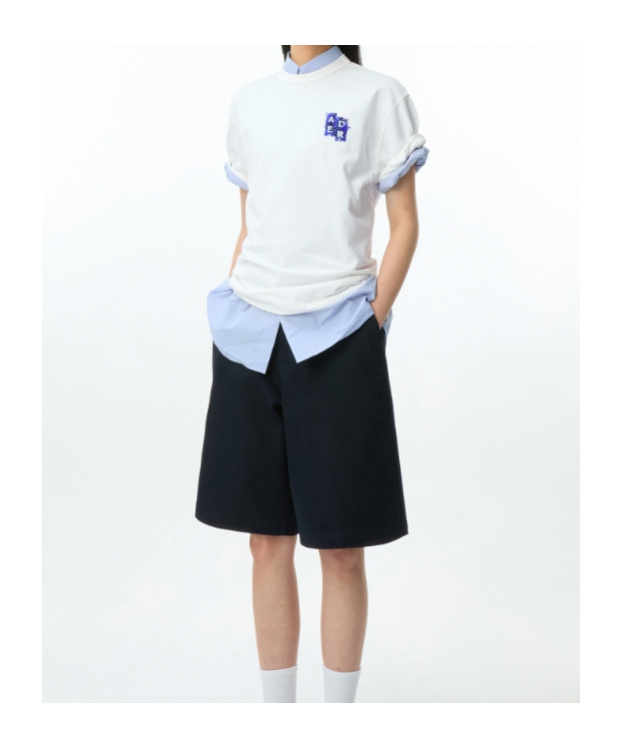 Ader Error Trs Tag T-shirt 06 In White