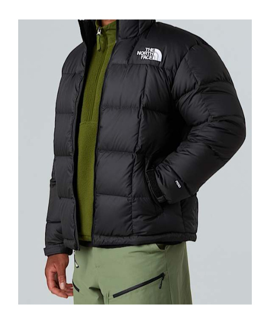 The North Face Mens Lhotse Down Jacket In Black