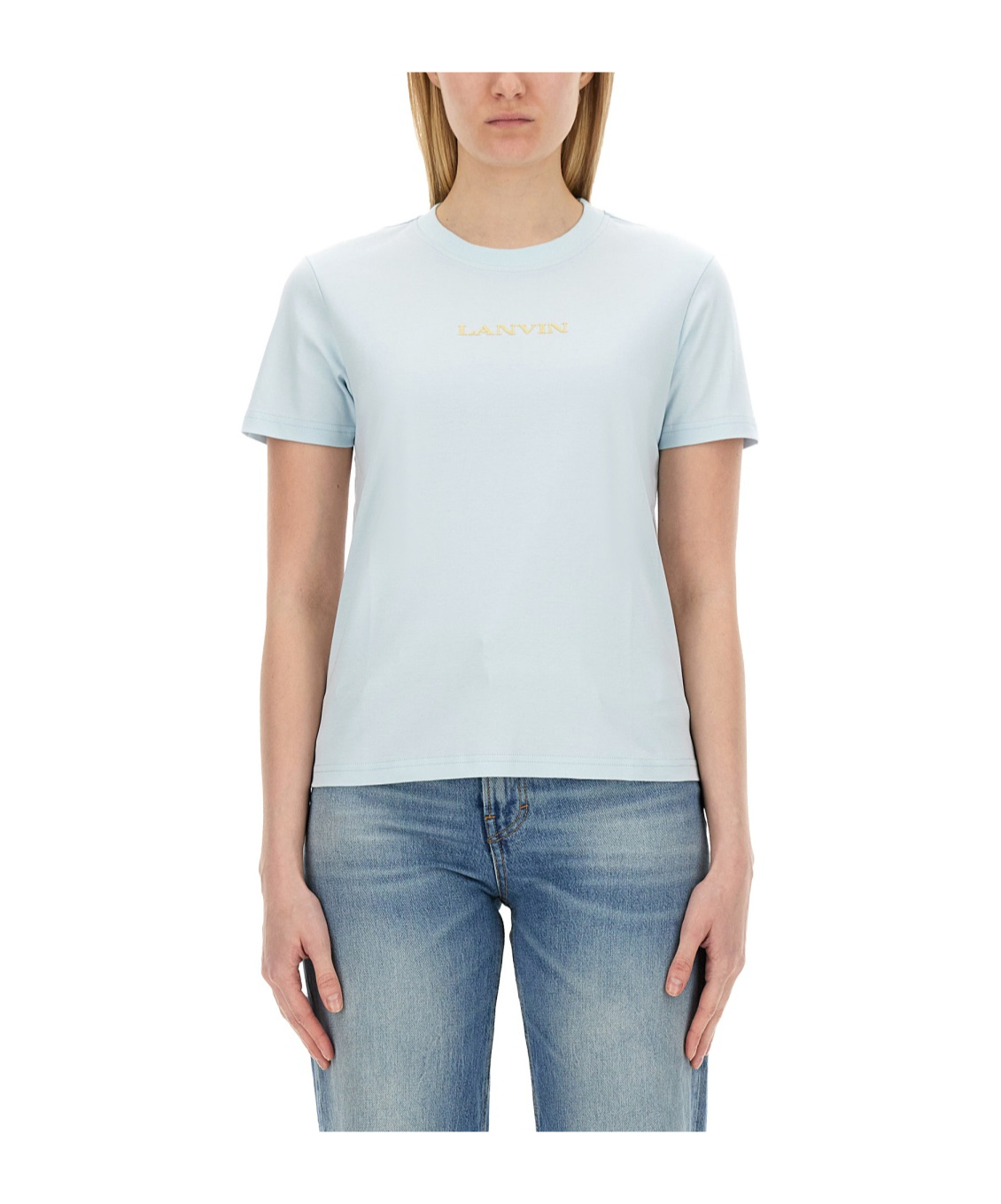 Lanvin Women's Regular Fit T-shirt In White
