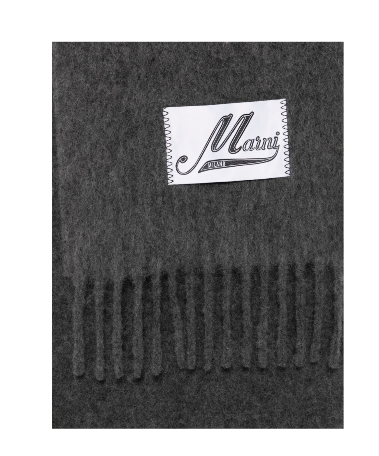 Marni Sciarpa Con Applicazione In Black