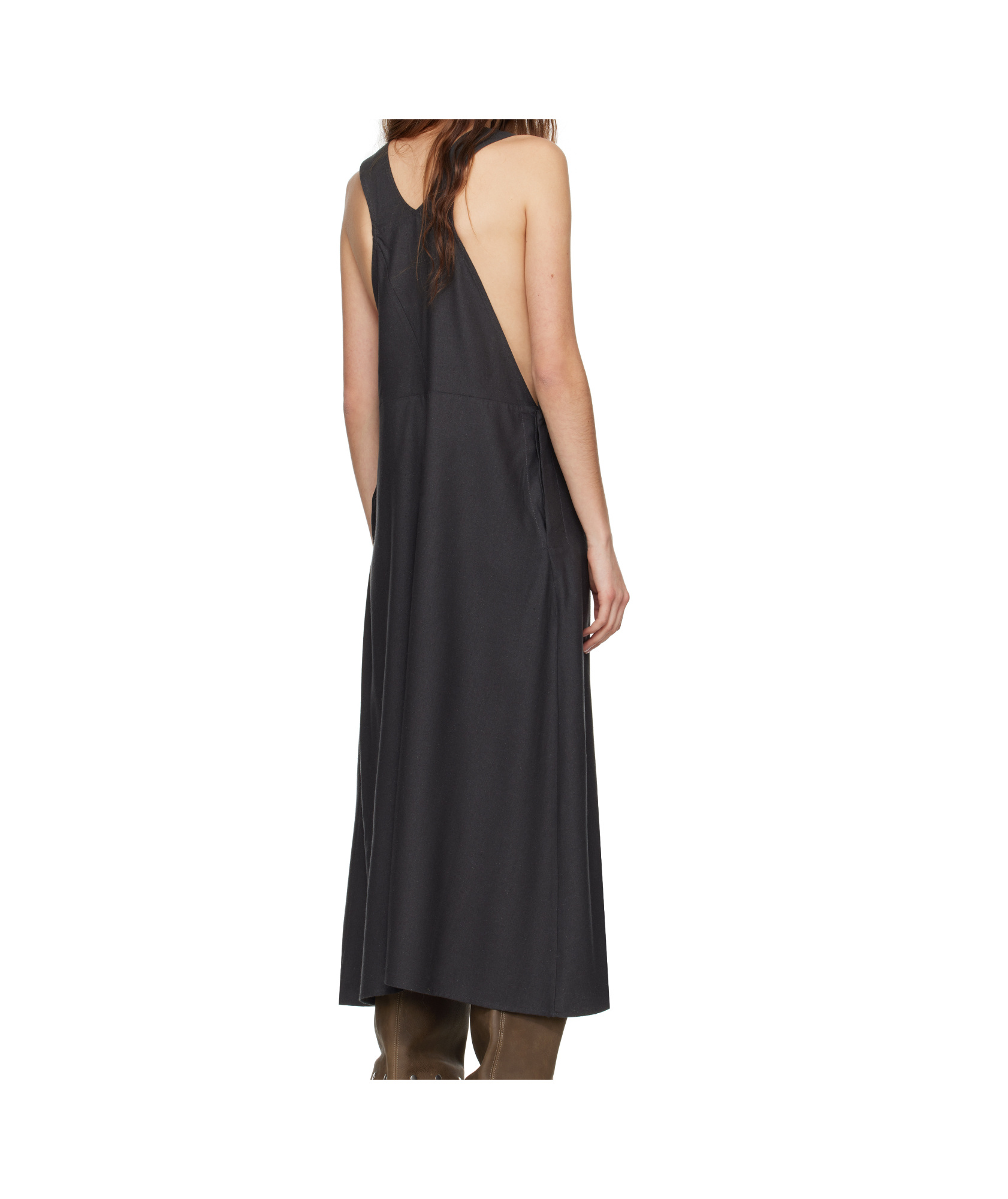 BASERANGE GREN OVERALLS MIDI DRESS