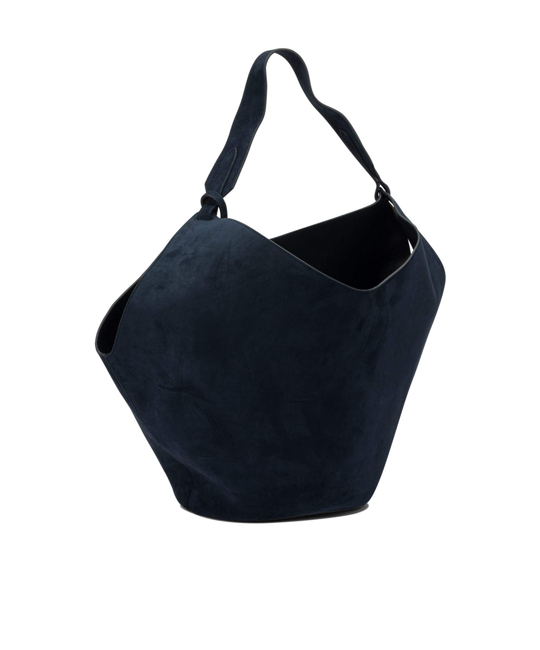 Khaite Lotus Medium Tote Bag In Black