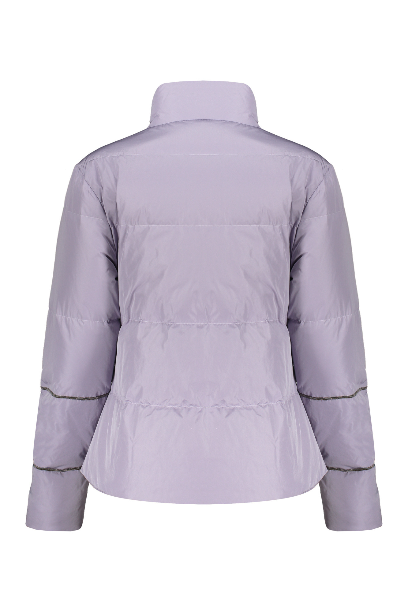 Fabiana Filippi Short Down Jacket In Purple