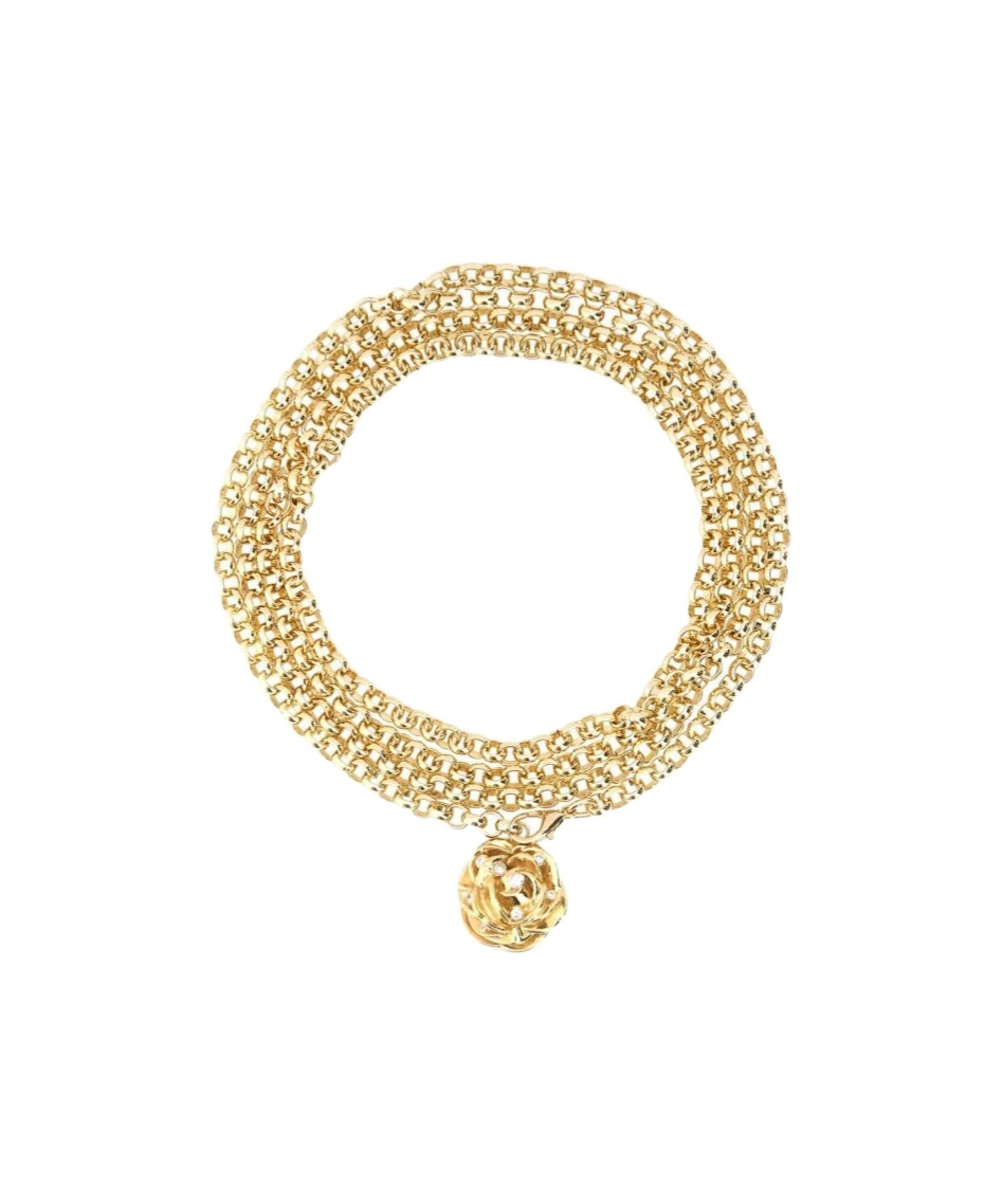 Magda Butrym Multi-layered Chain Necklace In Yellow