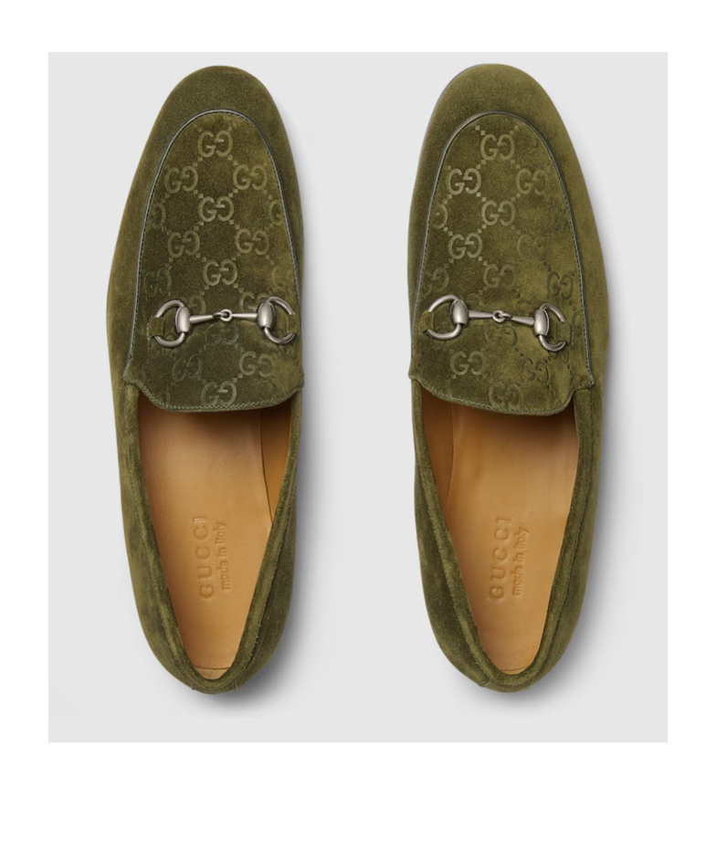 Gucci Herrenloafer Mit Horsebit In Green