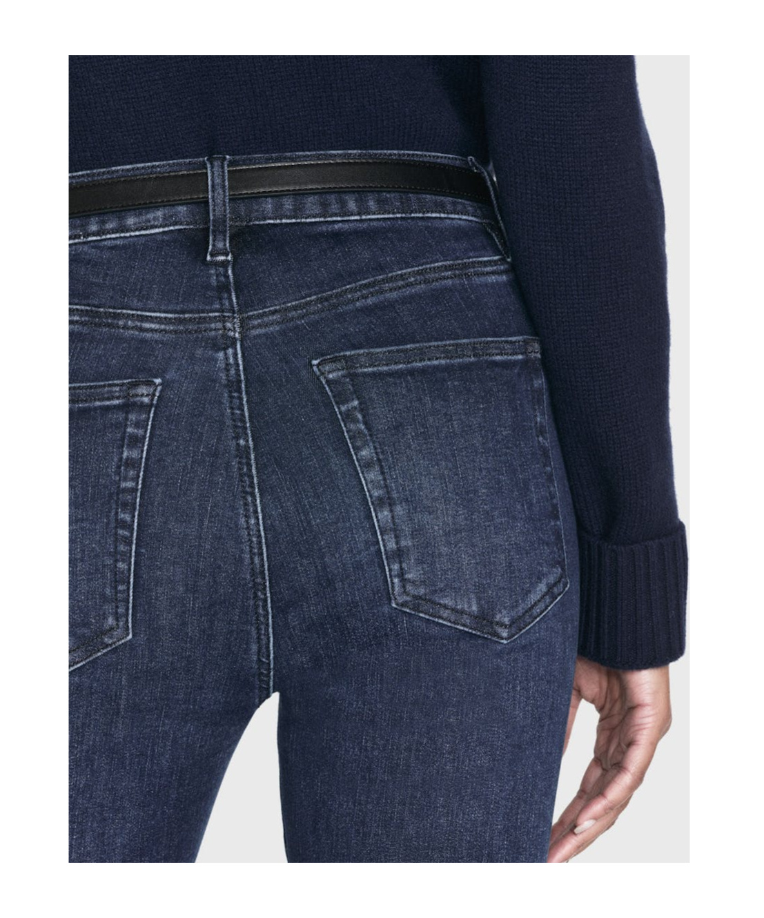 Frame Le High Jeans In Black