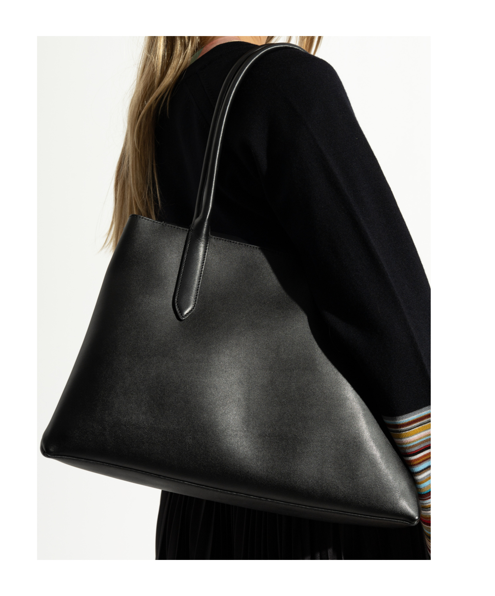 Furla Large Shoulder Bag In Black