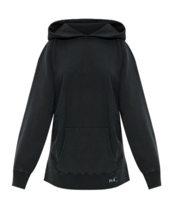 Maison Margiela Long-sleeved Sweatshirt In Black