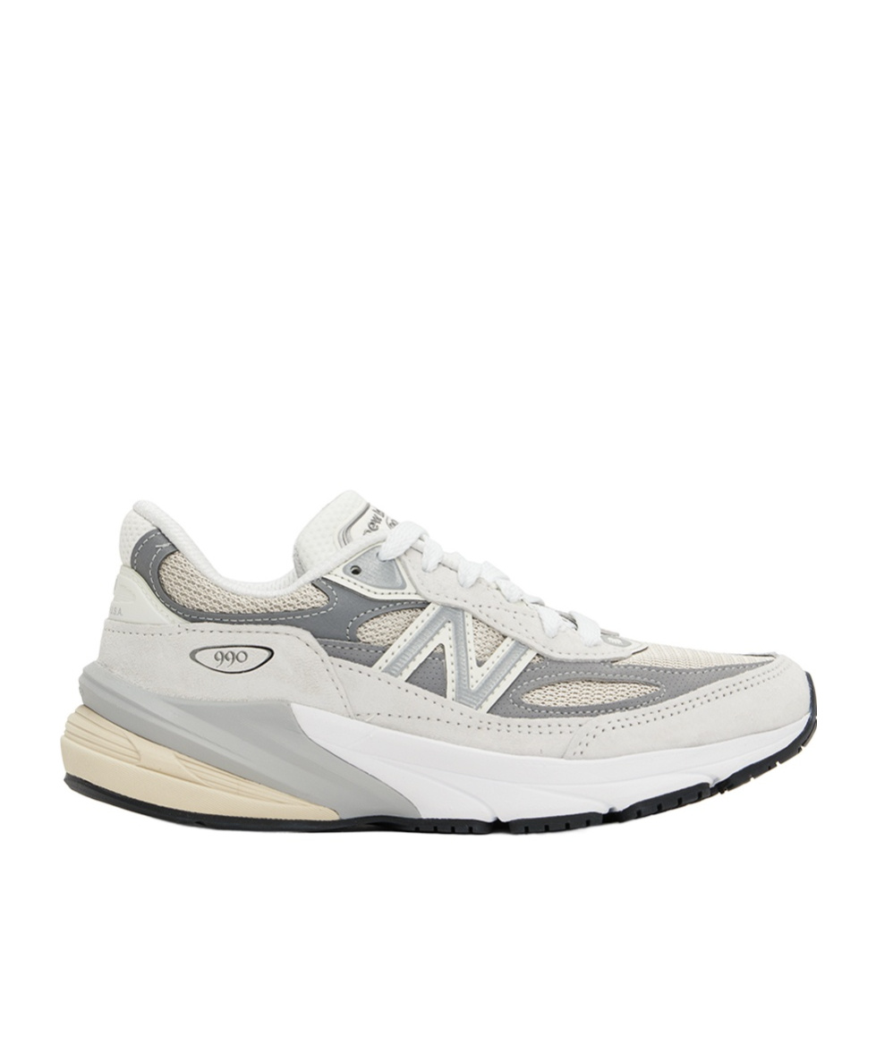Shop New Balance 990v6 Sneakers In White