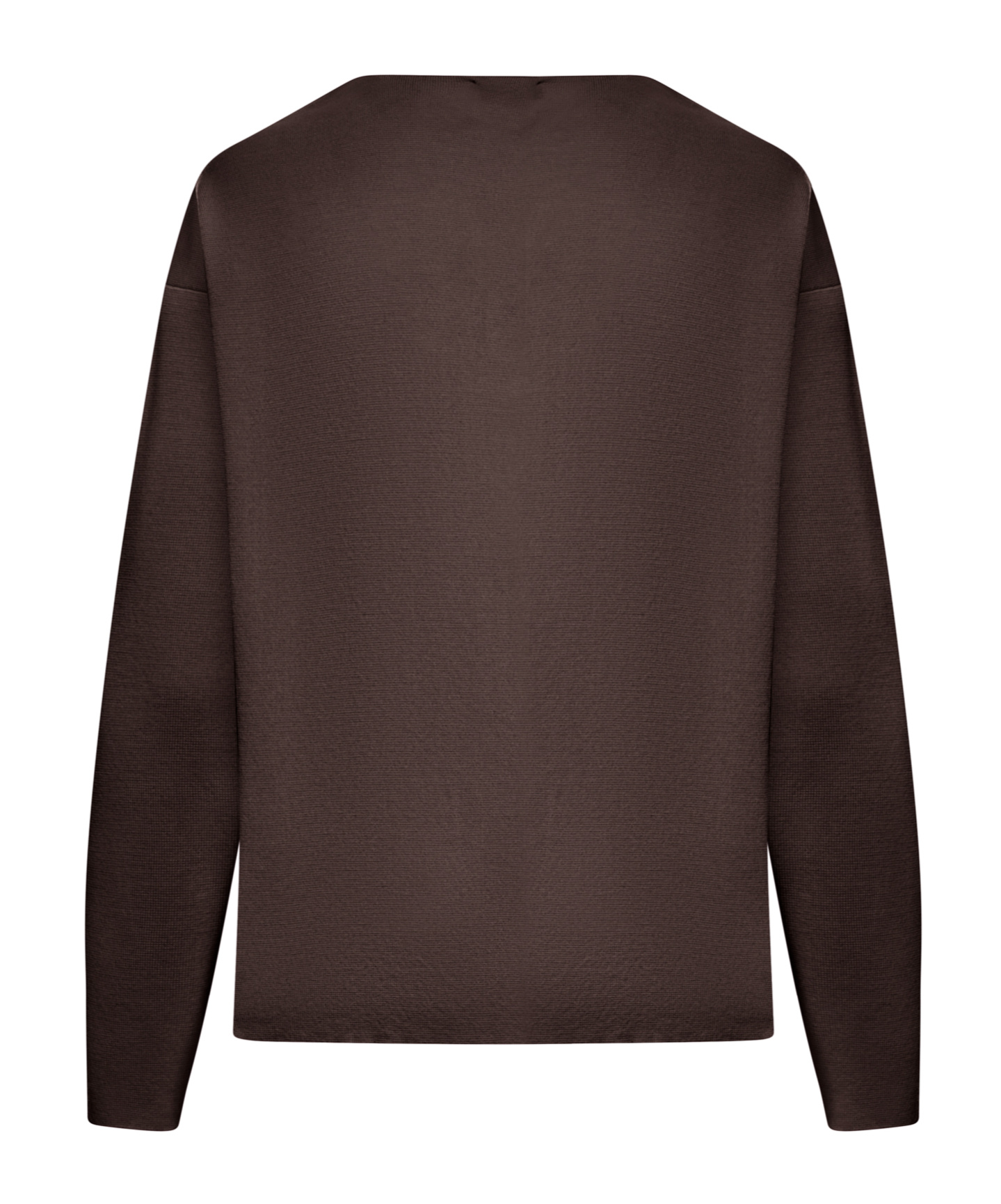 Roberto Collina Asymmetric V-neck Sweater In Black