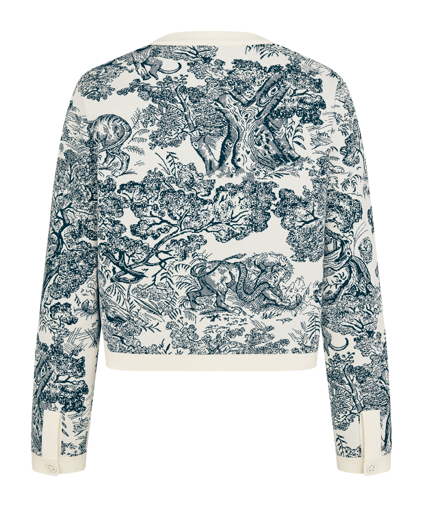 Dior Iviera Cropped Jacket In Multi