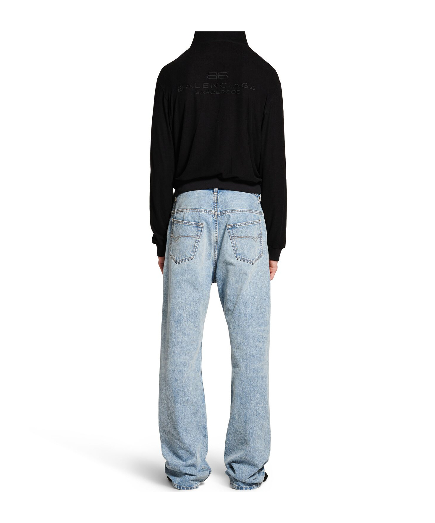 Balenciaga Garde-robe Jeans In Gray