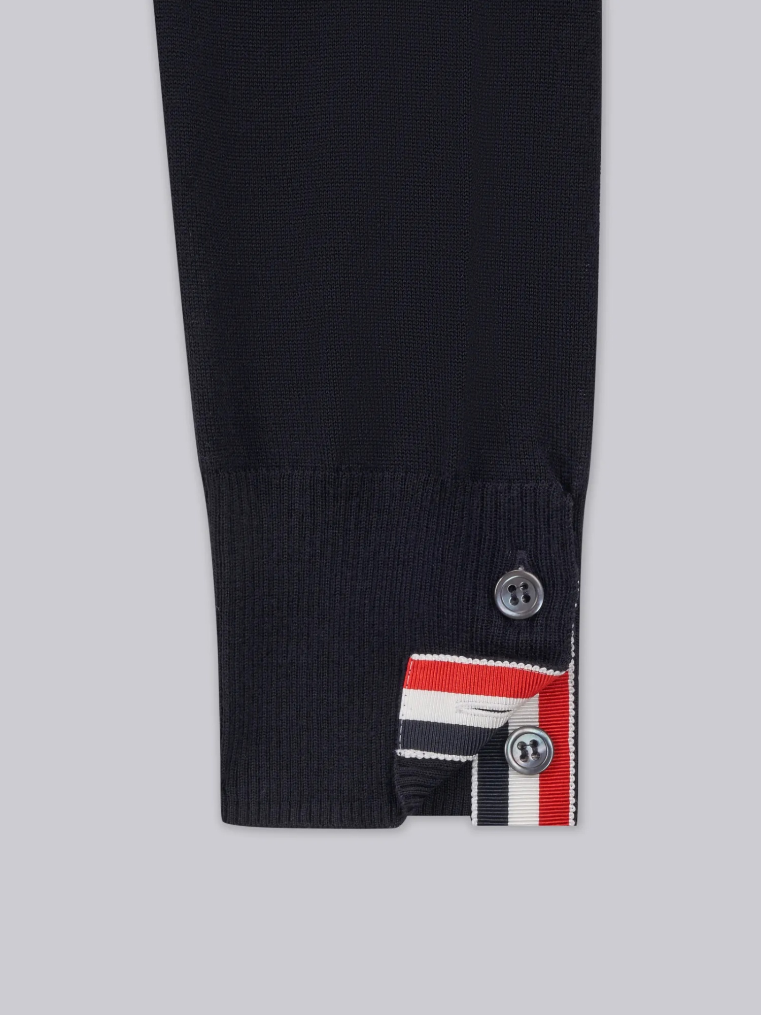 Thom Browne 4-bar Merino Jumper In Black