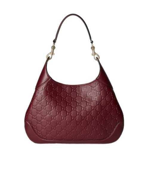 Gucci B Medium Shoulder Bag In Red