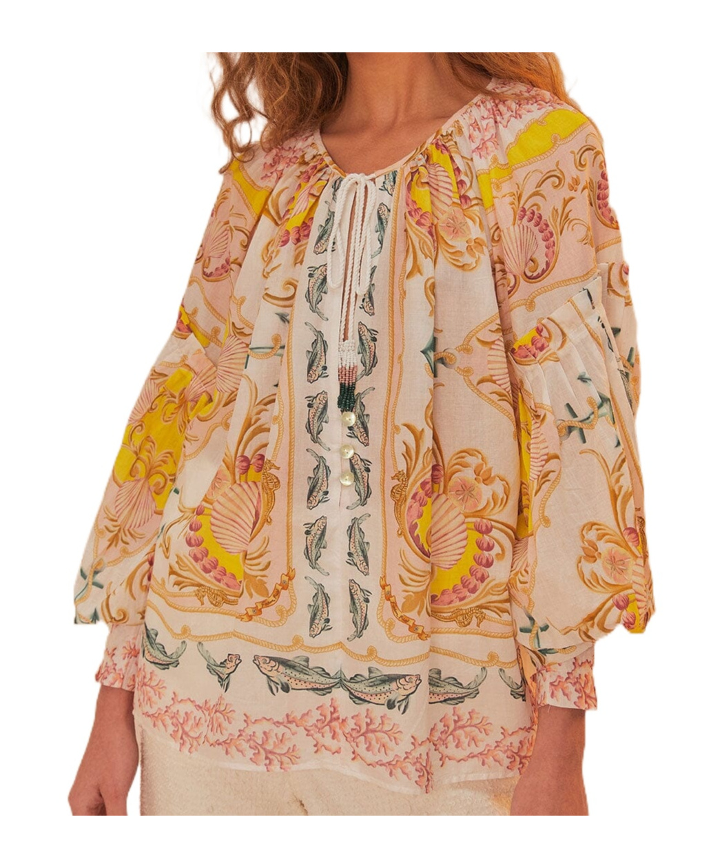 Farm Rio Patterned Shirt