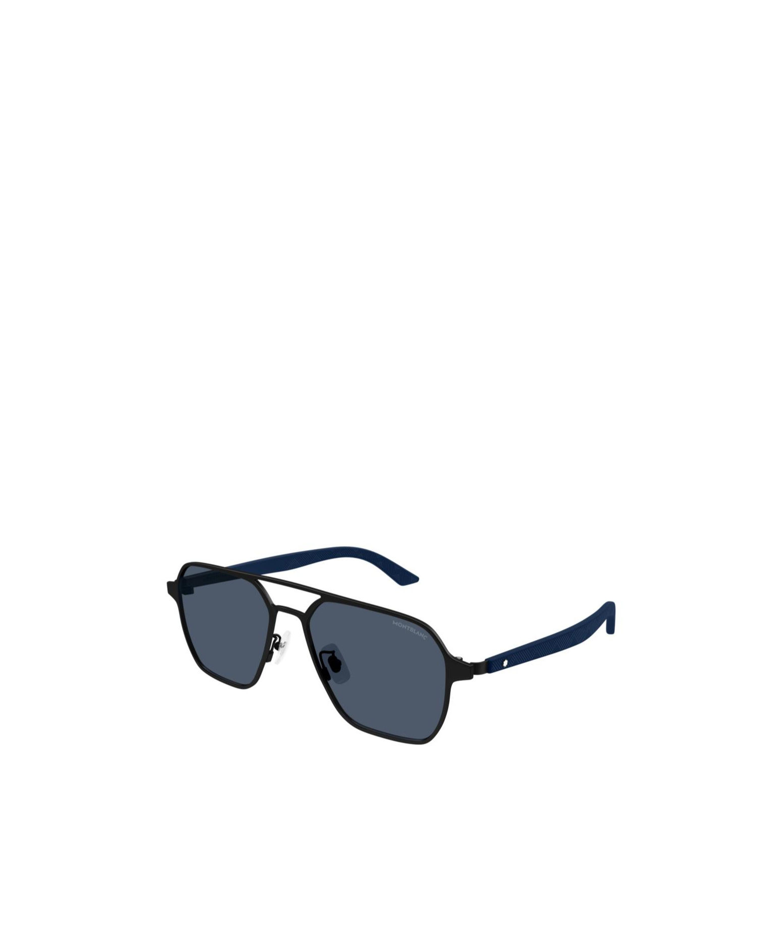 Montblanc Eyewear Pilot Frame Sunglasses In Blue