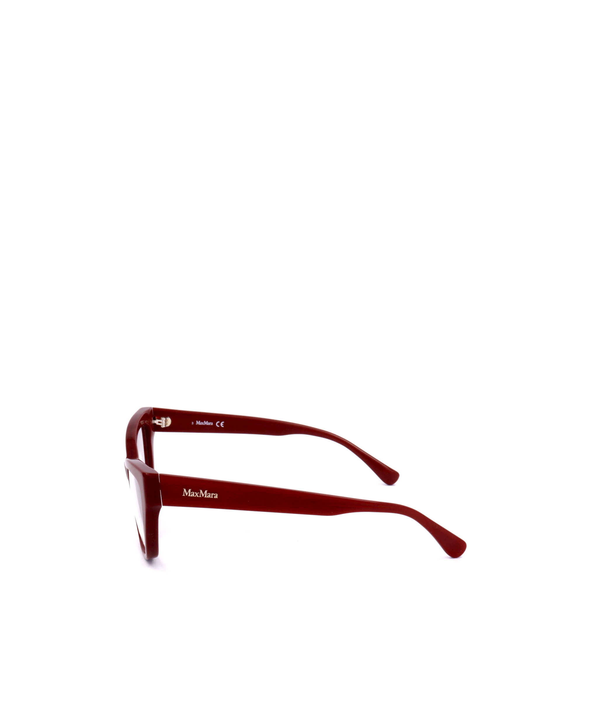 Shop Max Mara Cat-eye Glasses In Red