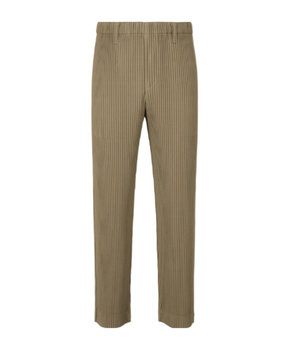 Issey Miyake Pleated Casual Pants In Animal Print