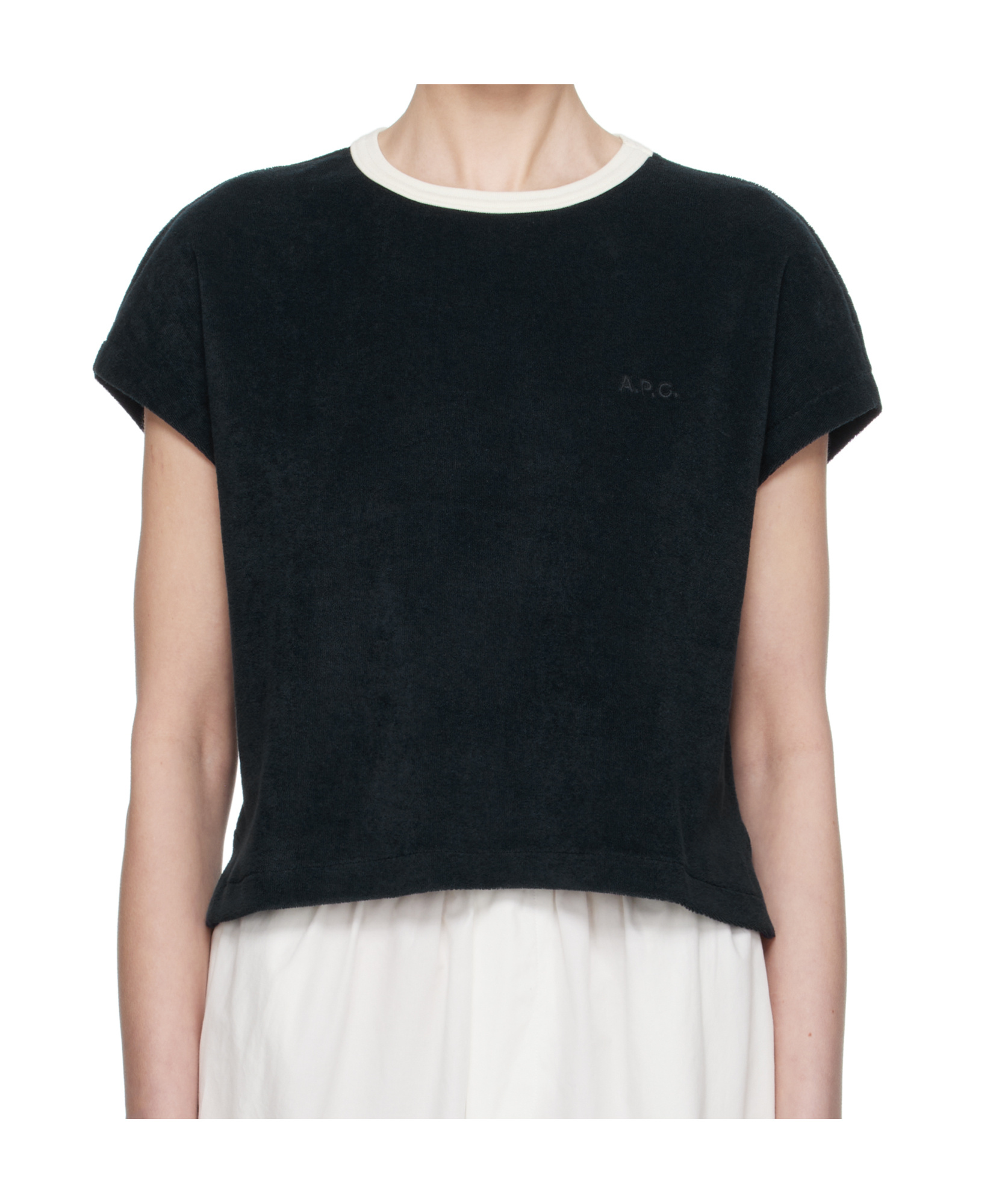 Apc Cap Sleeve T-shirt In Black