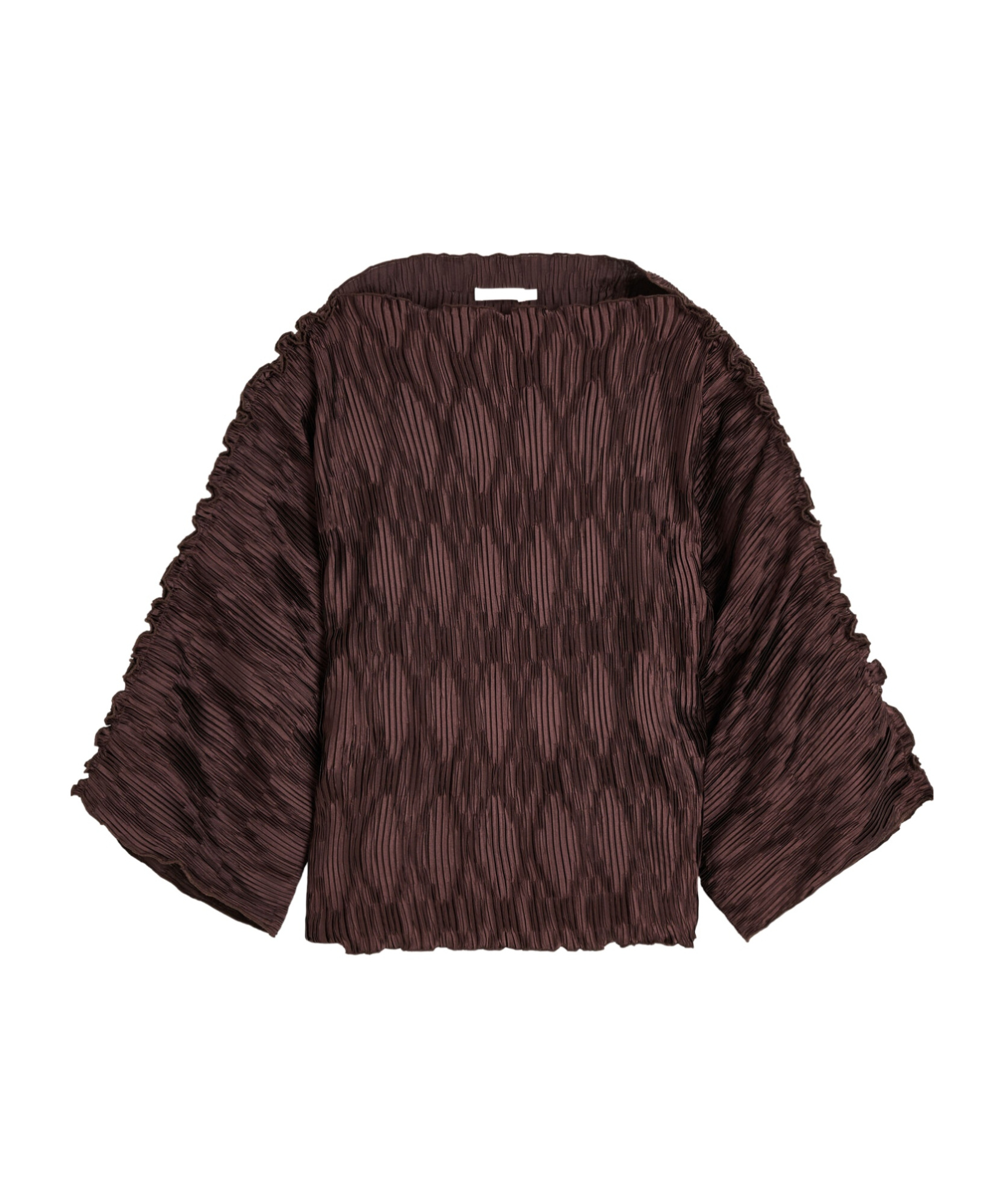 By Malene Birger Tralluman Pleated Blouse In Burgundy