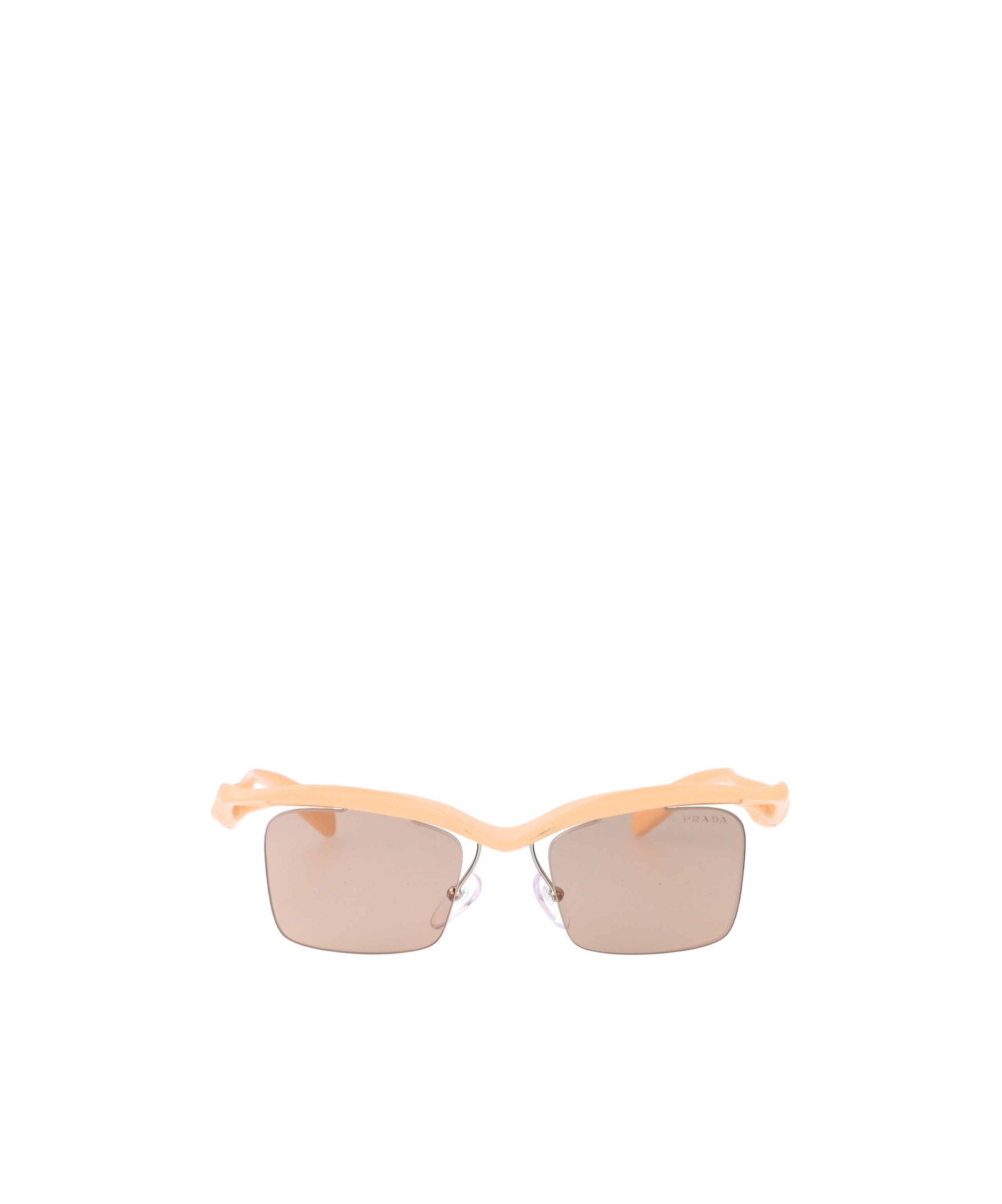 Prada Morph Square-frame Sunglasses In Nude