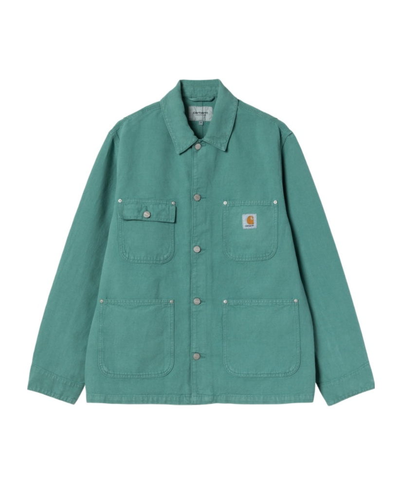 Carhartt Button-fastening Patch-pocket Shirt Jacket In Green