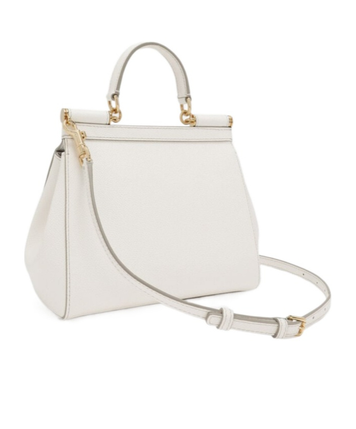 Dolce & Gabbana Medium Sicily Tote Bag In White