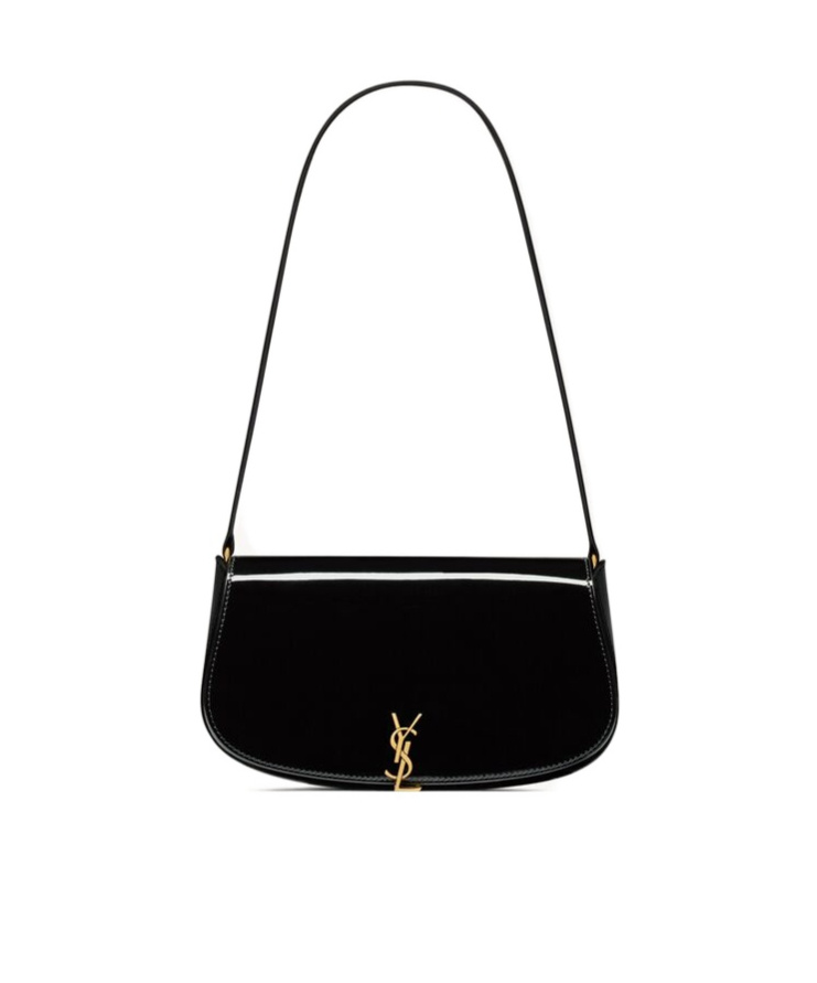 Saint Laurent Voltaire Mini Smooth Leather Shoulder Bag In Black