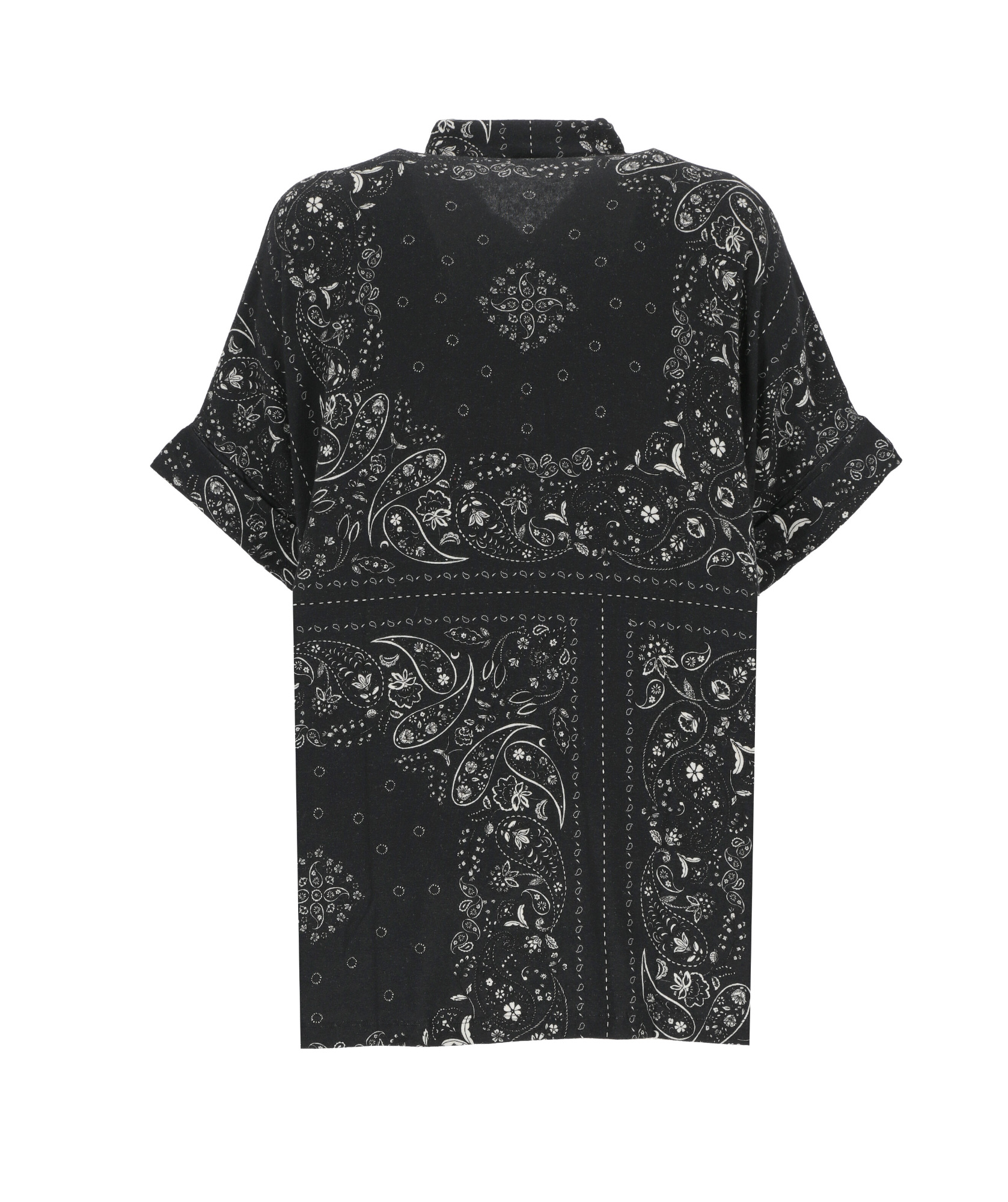 MAJESTIC MAJESTIC FILATURES BANDANA PRINT SHIRT