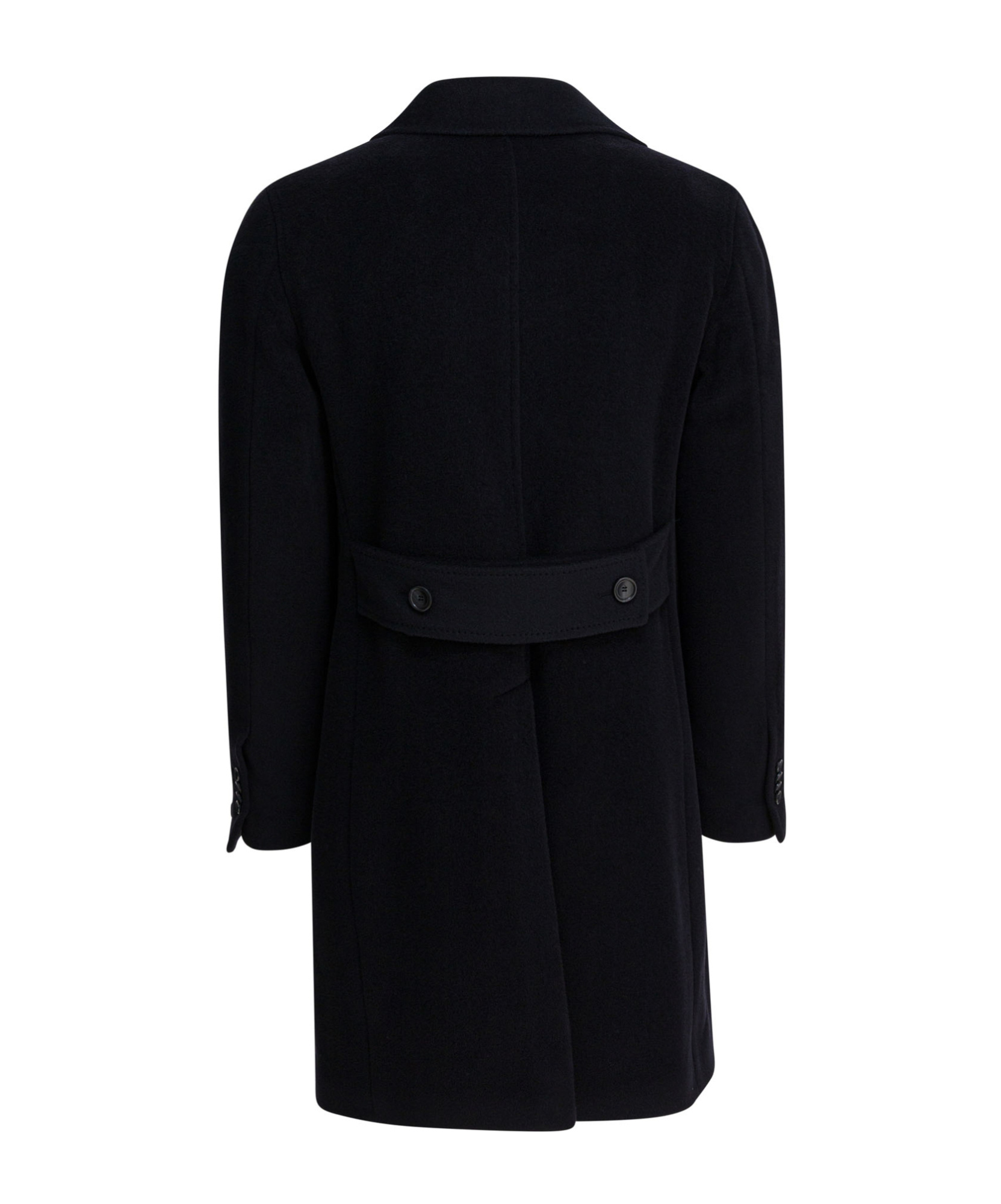 Tagliatore Double-breasted Tailored Coat In Black
