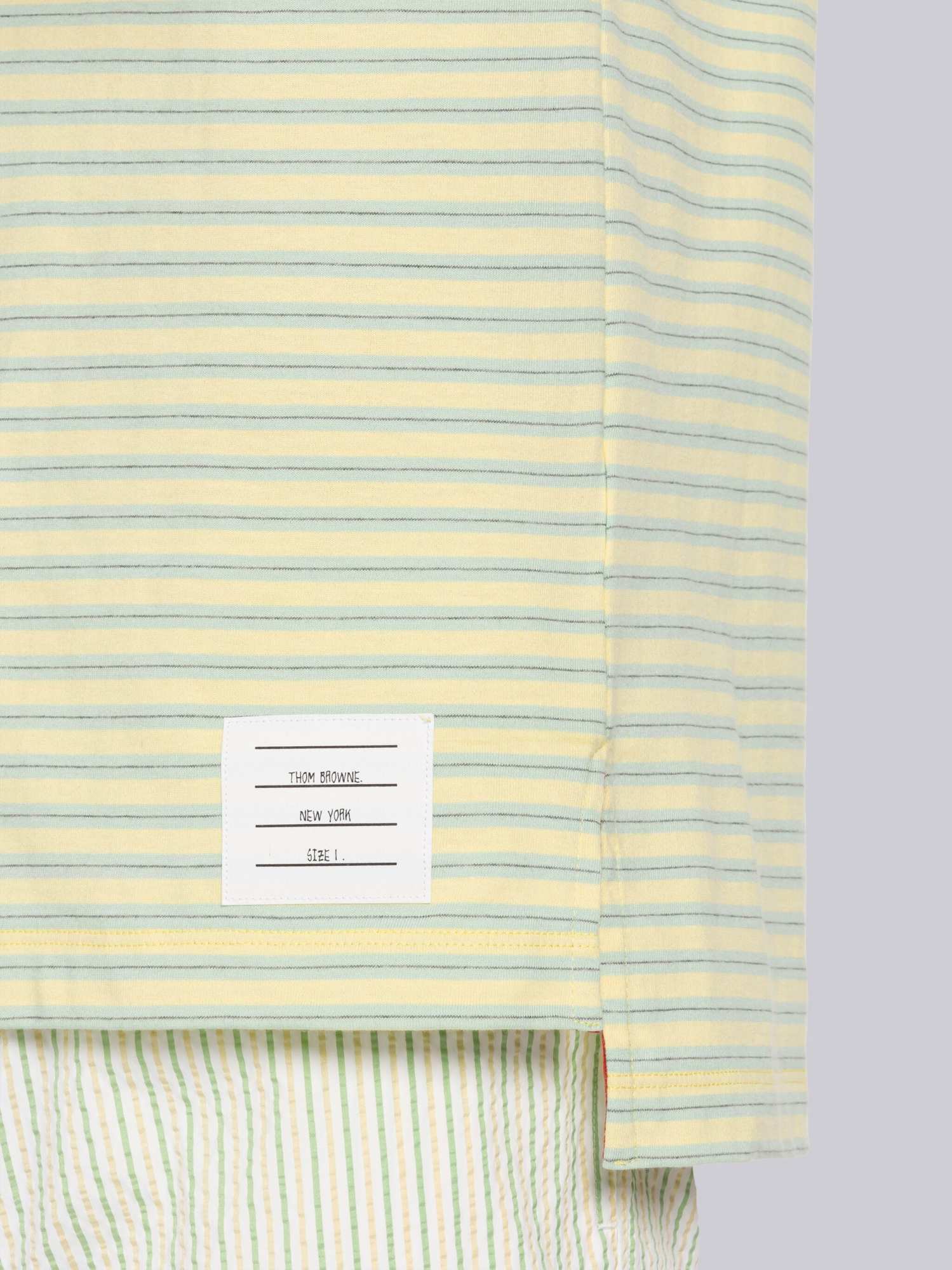 Thom Browne Wen Cotton T-shirts And Polos In Nude