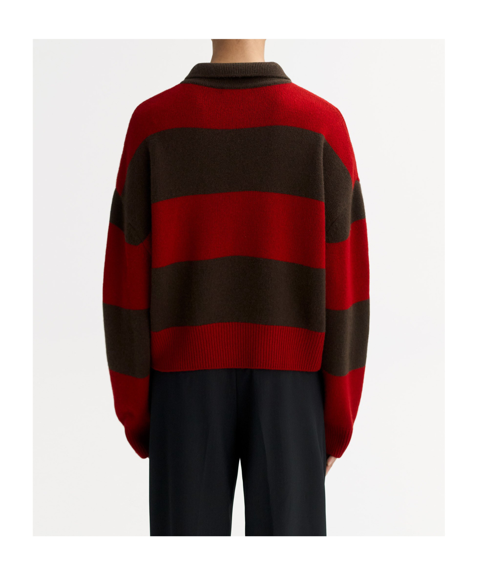 Soft Goat Cashmere Sweater In Brown