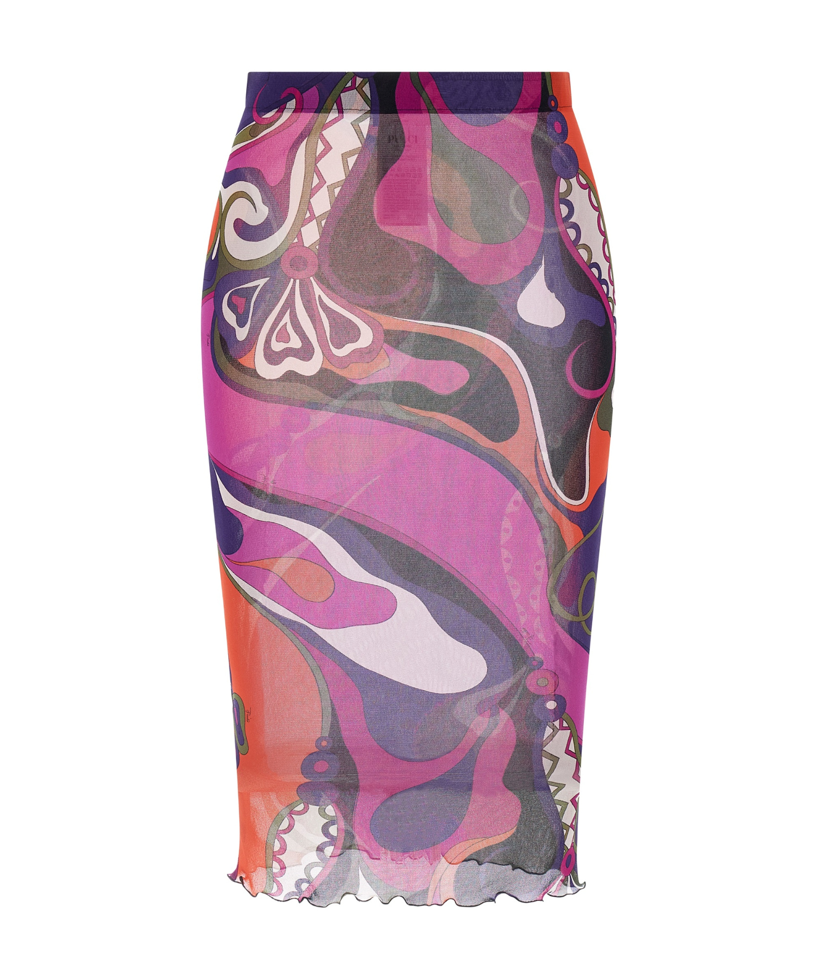 Pucci Tulle Skirt Skirts Multicolor In Multi